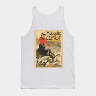 Motocycles Comiot France Vintage Poster 1899 Tank Top